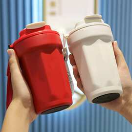 八角咖啡杯316不锈钢保温杯户外高颜值男女学生车载水杯礼品杯子