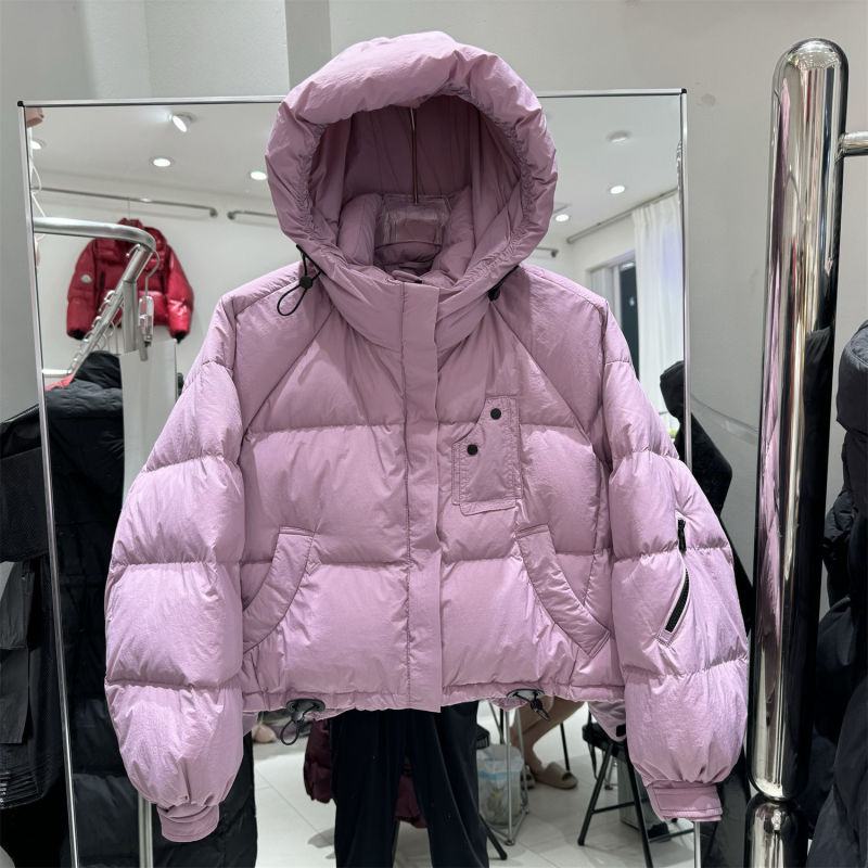 短款连帽棉韩系加厚宽松上衣2025年秋冬季百搭时尚新款棉服外套|undefined