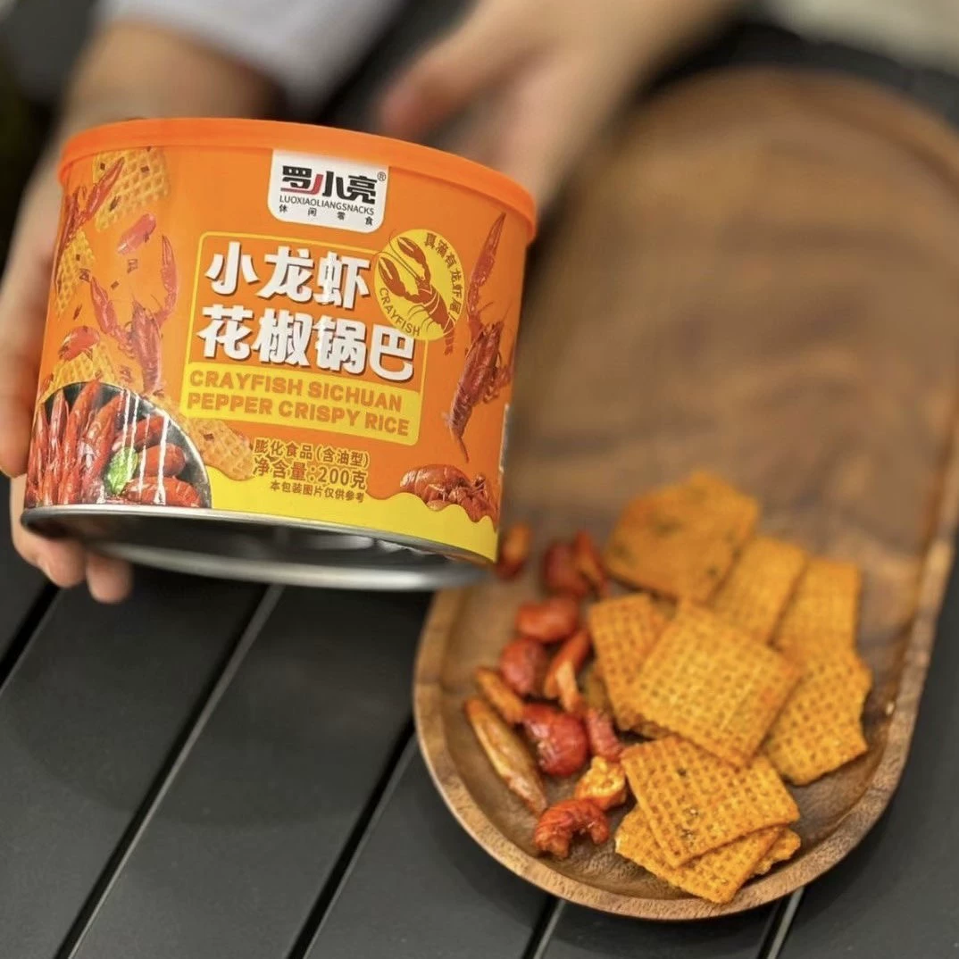 Ло Сяолян Раки Перец Горшок Офисные закуски 200 г