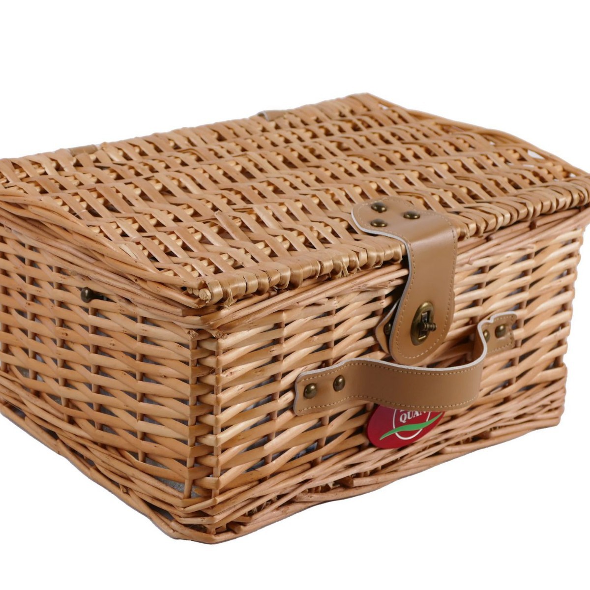 Fábrica en stock de mano de sauce con cubierta de mano cesta de regalo primavera con cubierta de cubierta de mesa idyllic ins canasta de picnic de hiedra