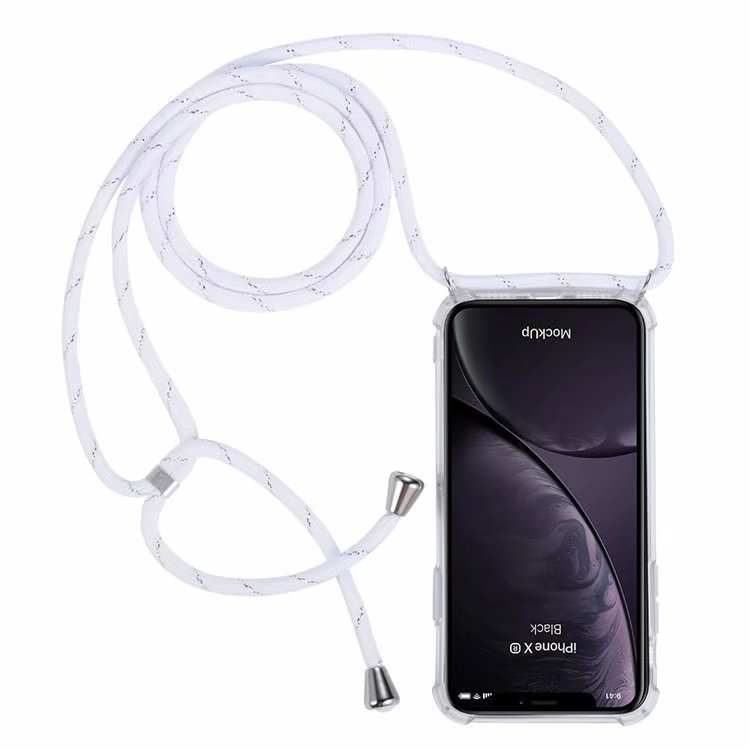 Suitable for Red Rice 13 Transparent Lanyard Phone Case Red Rice Note 13Pro Full Coverage Xiaomi 14PRO Drop-resistant Case