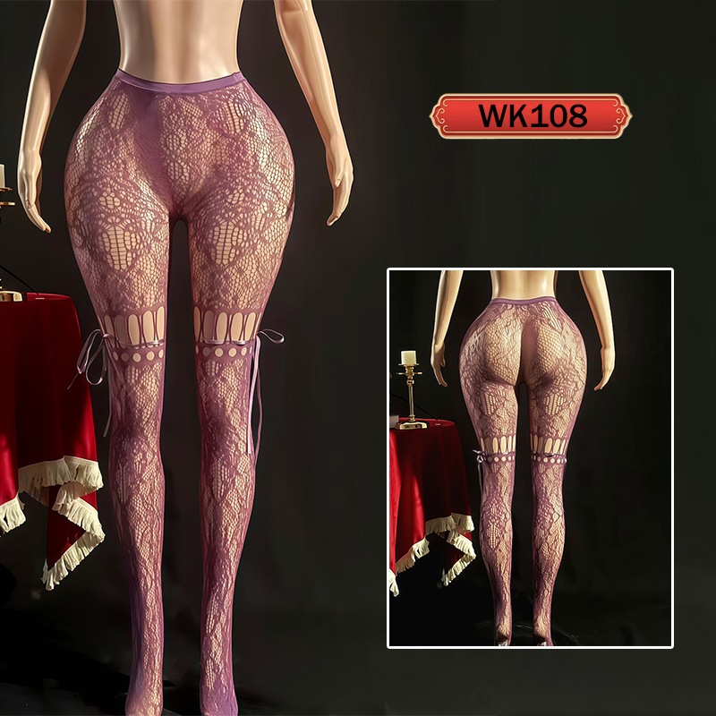 Yue mariposa europea y americana sexualidad transfronteriza ropa interior damas sexy temu pasión coqueteo leggings sexy panty calcetines WK image 42