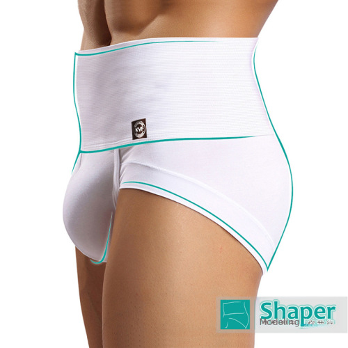 Kevin Fkvf Men's Tapered High-Waist Abdominal Control U-Shape Pouch Brief Underwear Shaping Fitness Cross-Border New Trend Men's Pants