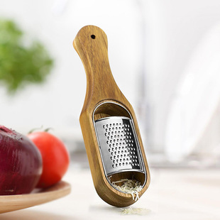 Stainless Steel Cheese Shaver Wood Grater Cheese Shaver Silk Box Silk Scraper Kitchen Tools Silk Cutter Cheese Tools