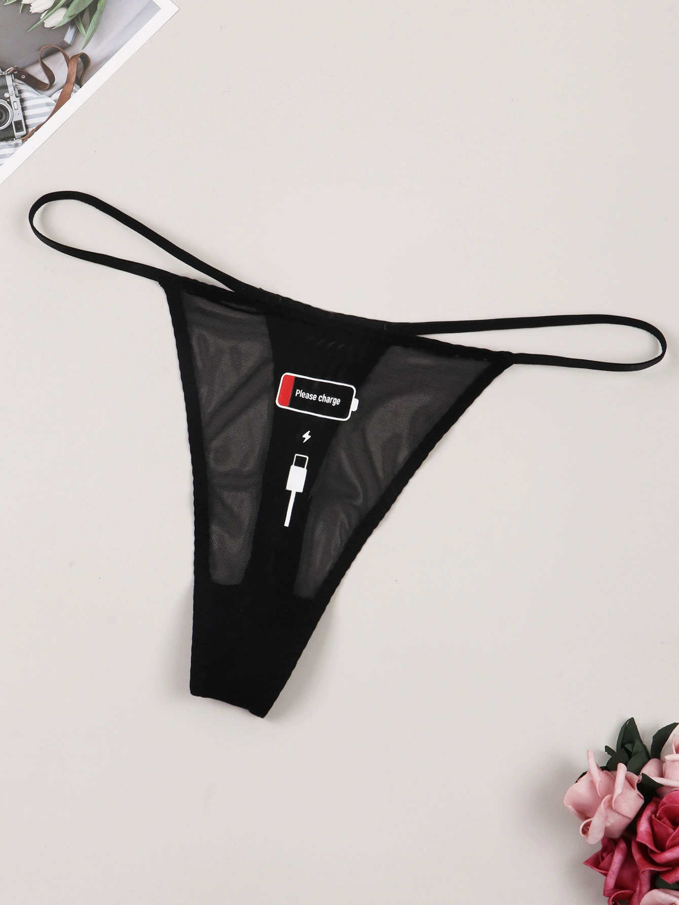Полупрозрачные сетчатые стринги (VARSBABY) N112XD, ультратонкая низкая талия T-string, нескольких цветов, S–XXL
