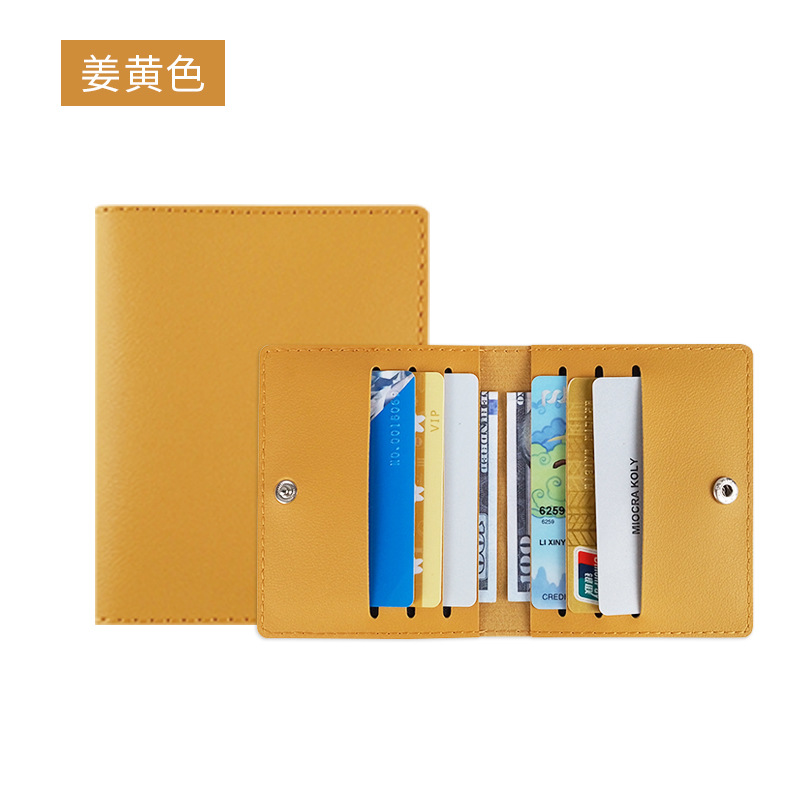 Pu cuero spot tarjeta para mujeres hombres bolsa de tarjetas universal ultra delgada gran capacidad tarjeta bolsa de tarjetas personalizada