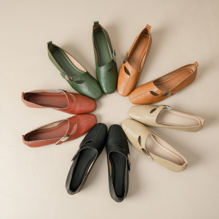 ��ʽ��Ь2025���¿��ƽ�����۴ָ�ŮЬͨ��ܛ��Ůʿ������ƤЬ