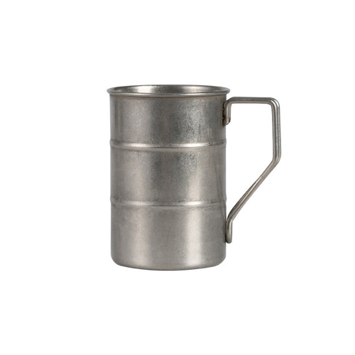 Outdoor mug 304 stainless steel cup retro large capacity wine cup with lid creative camping beer cup