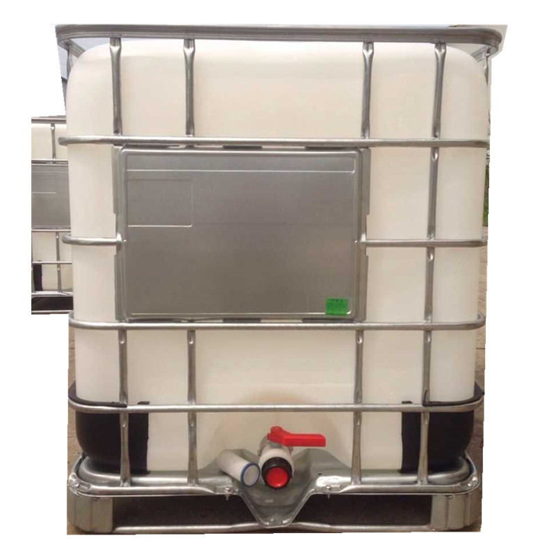 Manufacturer Ibc Ton Barrel 1000 Liter Chemical Barrel Diesel Wastewater Plastic One Ton Container Barrel Durable New Water Storage Barrel