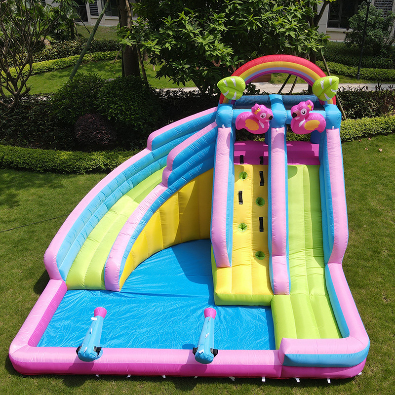 Diapositiva inflable para niños pequeño castillo inflable trampolín infantil castillo inflable bebé rebote