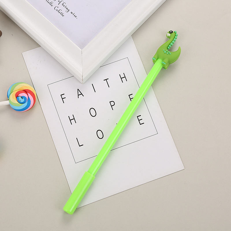 Estudiante pluma de gel de aprendizaje creativo papelería pluma de agua múltiple Rosa lindo dibujos animados pluma de la firma fábrica al por mayor