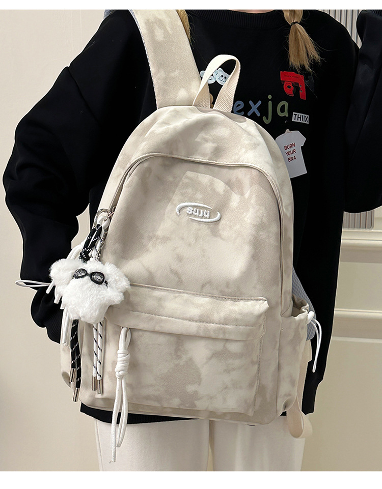 Nueva mochila retro mochila masculina mochila de montañismo mochila estudiante de secundaria bolsa de viaje personalidad estudiante de secundaria mochila femenina