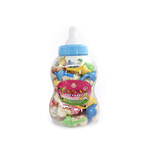 Yangfa Creative Milk Bottle Yogurt Crisps Manufacturer Childhood Nostalgia Supermarket Snacks Wholesale Children's Candy Play Baby Small Buns