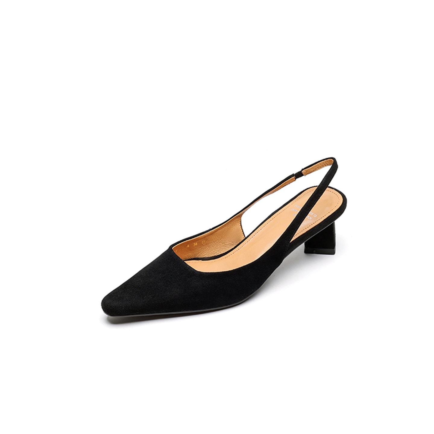 Sandal cao gót nữ hở mũi gót thô 4 cm, phong cách Hàn Quốc, đi làm — đen chi tiết 25