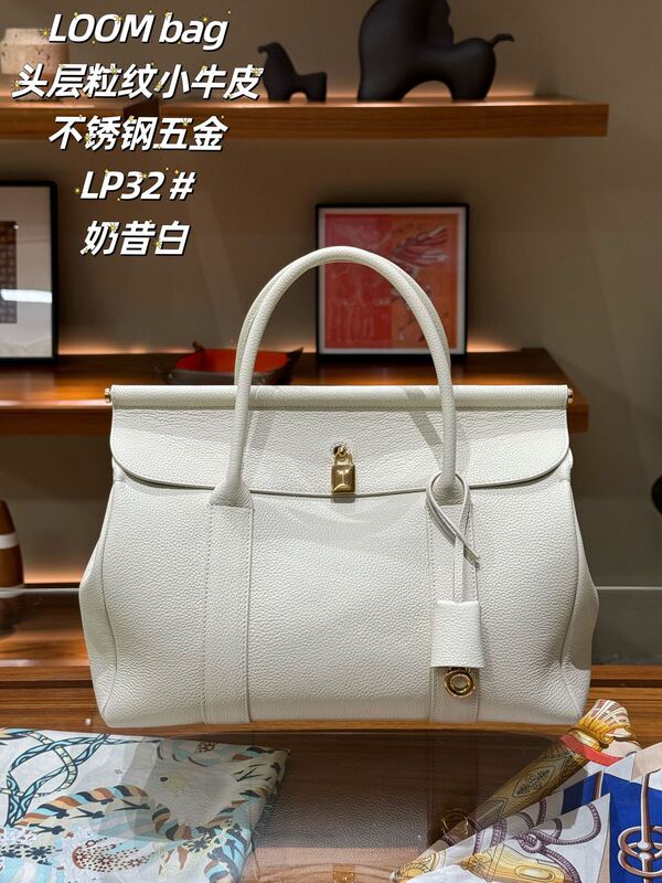 高級感トップ牛革lp 32 LOOM bag大容量欧米ファッション手提げ女性バッグクロスボーダー起爆金|undefined