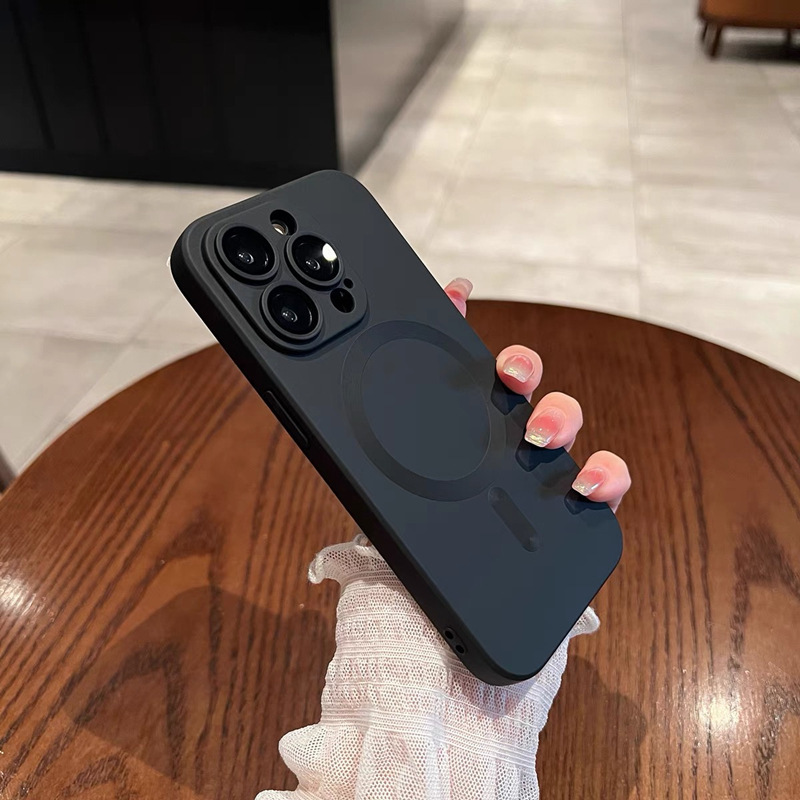 Magsafe Magnetic Suction Is Suitable for iPhone 15 Pro Ultra-Thin 17 Matte Soft Shell 14 Apple 13 Pro Max Mobile Phone Case Magsafe Magnetic Suction Is Suitable for iPhone 15 Pro Ultra-Thin 17 Matte Soft Shell 14 Apple 13 Pro Max Mobile Phone Case