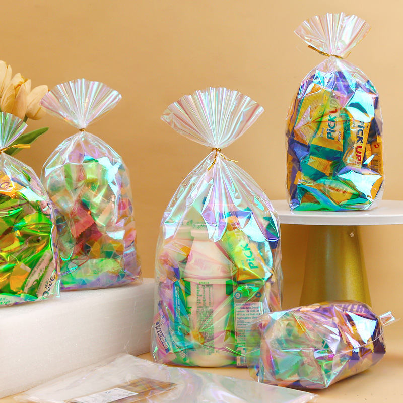 Bolsillo arco iris; 50 bolsas; 14 * 20 + 8cm