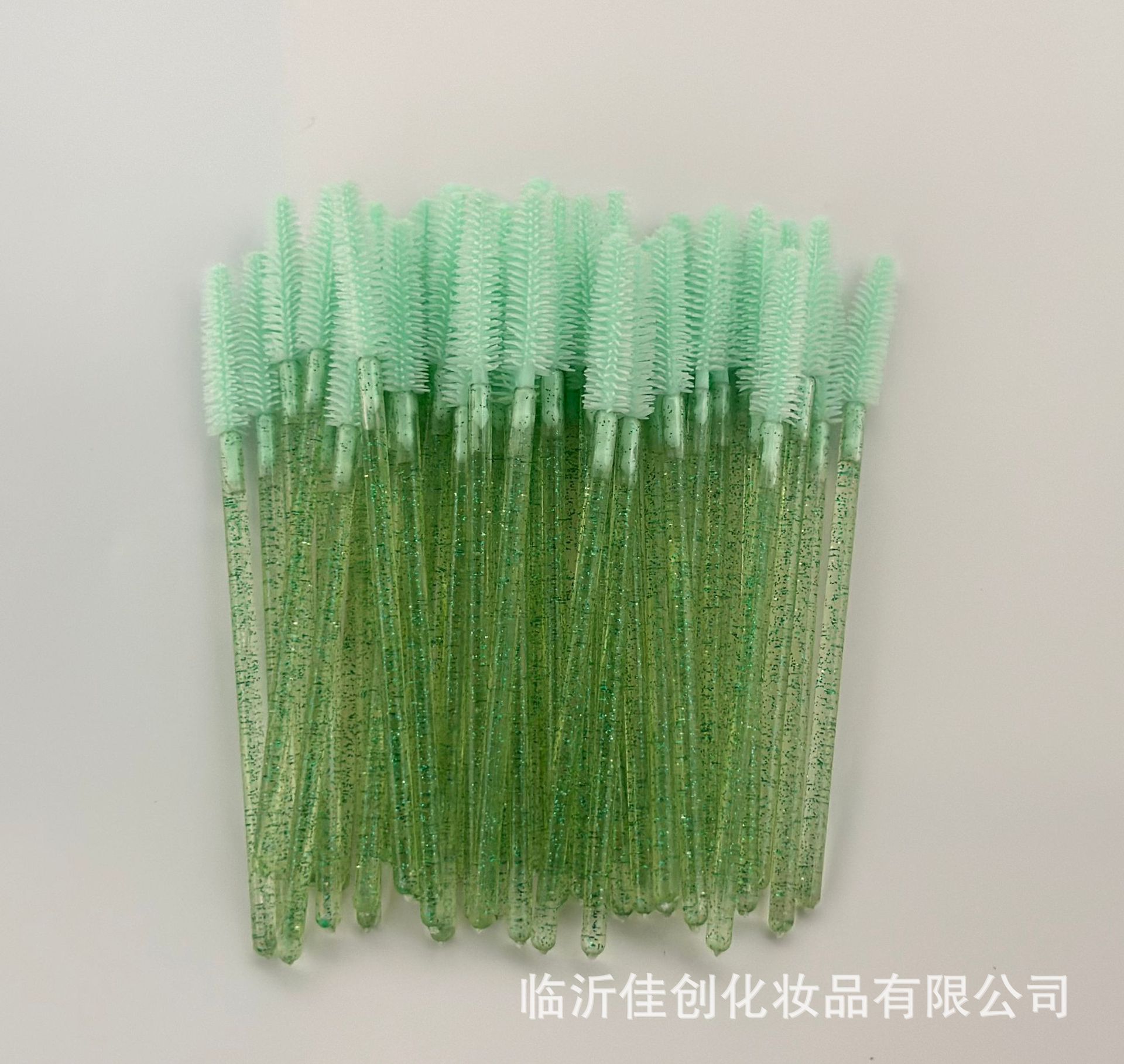 Transfronterizo mayorista cepillo de pestañas de silicona barra de cristal belleza herramientas de belleza de pestañas de silicona cabeza cepillo de maquillaje de pestañas