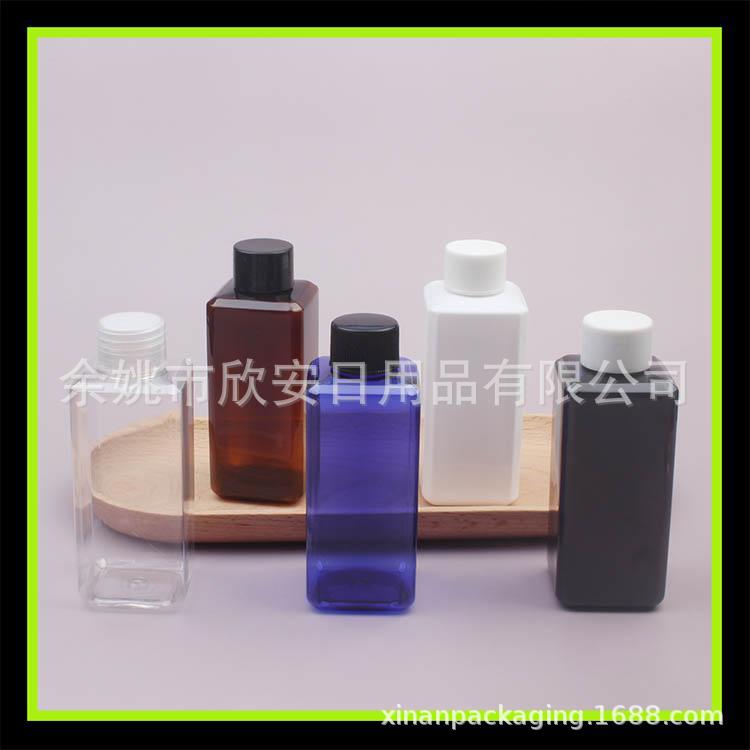 PET方瓶150ml拧盖方形瓶纯露瓶150ML旋盖钓鱼小药瓶卸妆水瓶