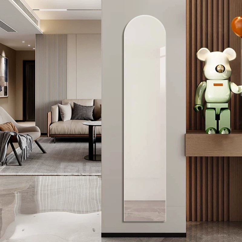 Взрывозащищенное зеркало для дома, для спальни, гостиной, прихожей, настенное, самоклеящееся, безрамное, ультратонкое зеркало в полный рост.