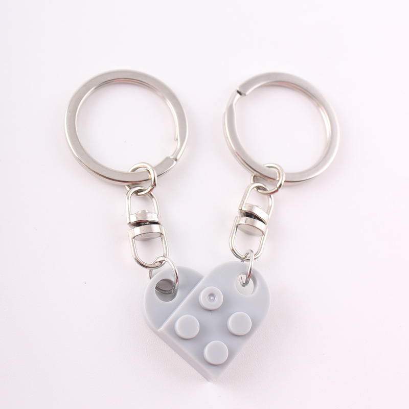 Cute Heart Shape Alloy Unisex Bag Pendant Keychain 1 Piece display picture 1