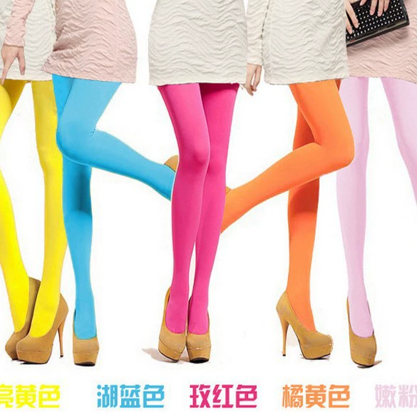 Velvet elastic tights, plus‑size, summer swan style, many colors, fit 150–168 cm