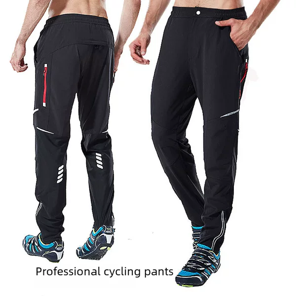 Outdoor Summer New Breathable Elastic Riding Pants Quick-drying Pants Men's Trousers Casual Hiking Pants Quick-drying Pants