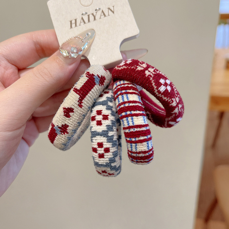 Coletero elástico sencillo de nuevo estilo 2026, banda para el pelo pequeña sin costuras para mujer, suave para el cabello, sujetador de cola de caballo.