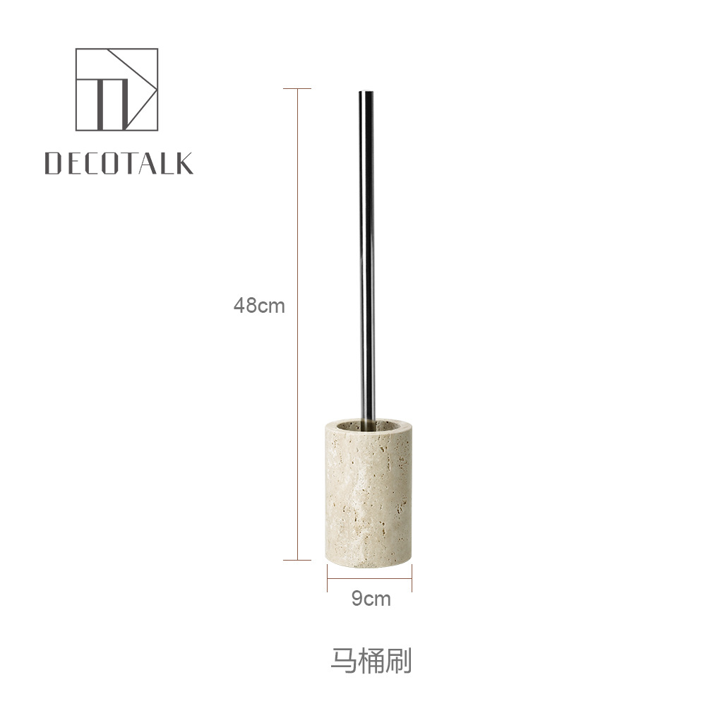 Huangdong Stone Baño de baño de cinco piezas conjunto de lavado conjunto de inodoro de mármol bandeja modelo decoración de la habitación "Viento silencioso"