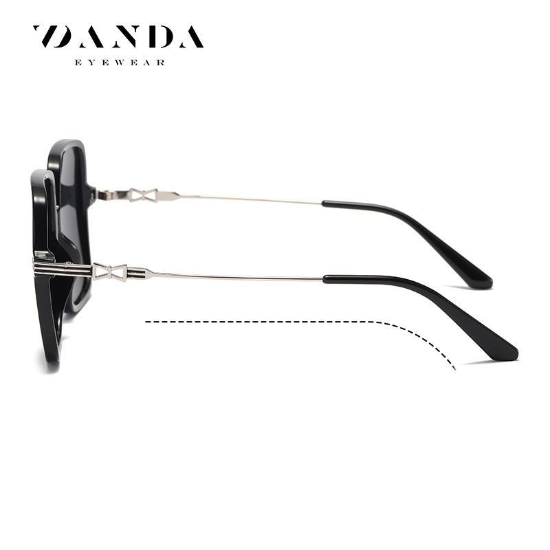 2022 nueva protección solar gafas de sol mujeres gafas de sol polarizadas TJ701 ultra ligero marco TR90 de dos colores arco gafas lisas