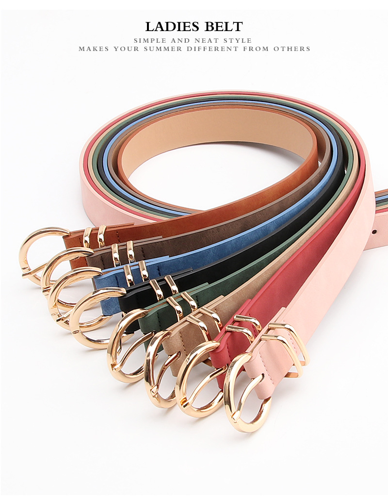 82g Weight Belt Classification Street Occasion Pu Leather, Alloy Material Solid Color Pattern Women'S Gender Elegant Style Elegant Solid Color Pu Leather Alloy Women's Leather Belts