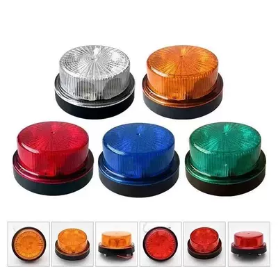 Source Manufacturer Cross-Border Hot-Selling 12V24V Truck Led Strobe Side Light Rotating Strobe Waterproof Light for Trucks and Vans (Roof Light)