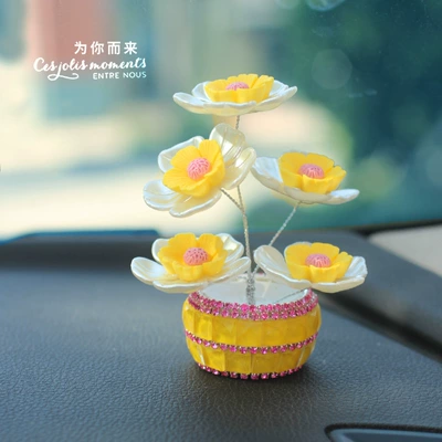 Pots, Central Control Ornaments, Perfplant seat - yellow-lucky-trumpet