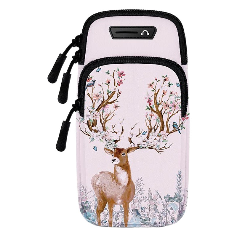 2023 Mobile Phone Armband Printed Arm Bag Outdoor Sports Arm Bag Wrist Bag Waterproof Can Be Shipped on Behalf of Factory Direct Sales