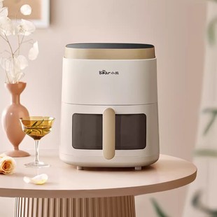 Bear Air Fryer Qzg-F15E3 Visual Fryer Oven 5L No Oil Smoke Touch Control Steam Tender Roasting Flip Reminder