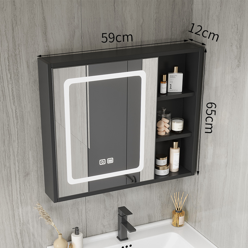 Panal gabinete de baño de aluminio de cerámica cuenca integrada espacio de baño de aluminio lavabo gabinete lavabo combinación