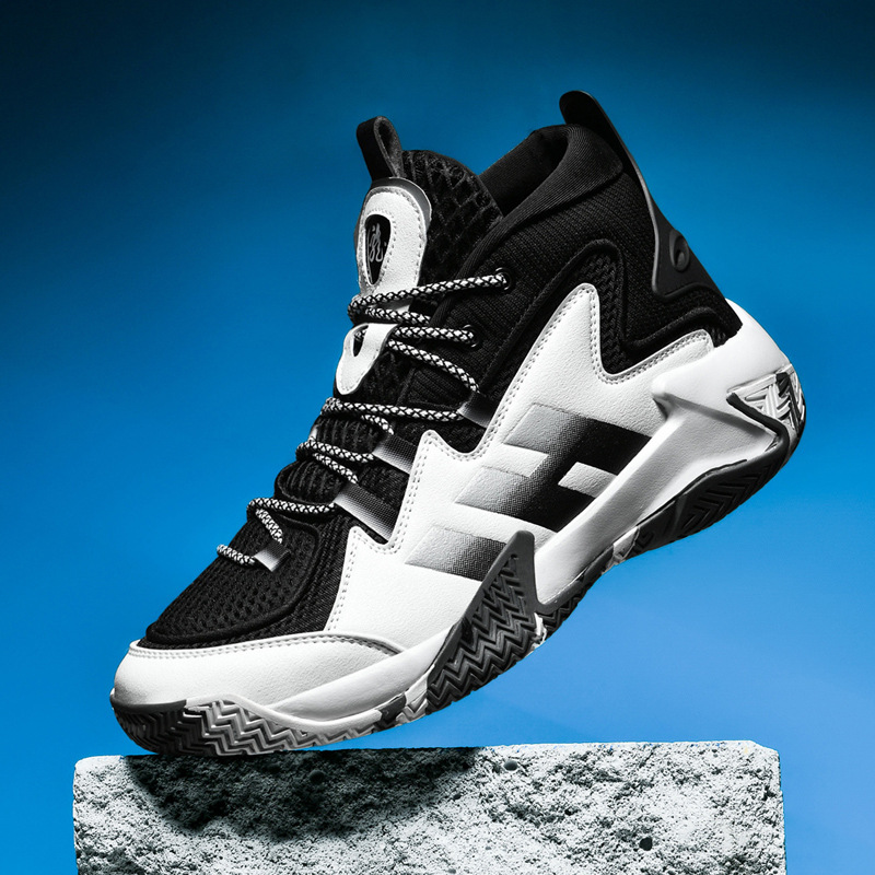 Cross-Border Processing Large Size Basketball Shoes Men's Summer Practical Training High-Top Shoes Wear-Resistant Shock-Absorbing Anti-Collision Sports Casual Shoes