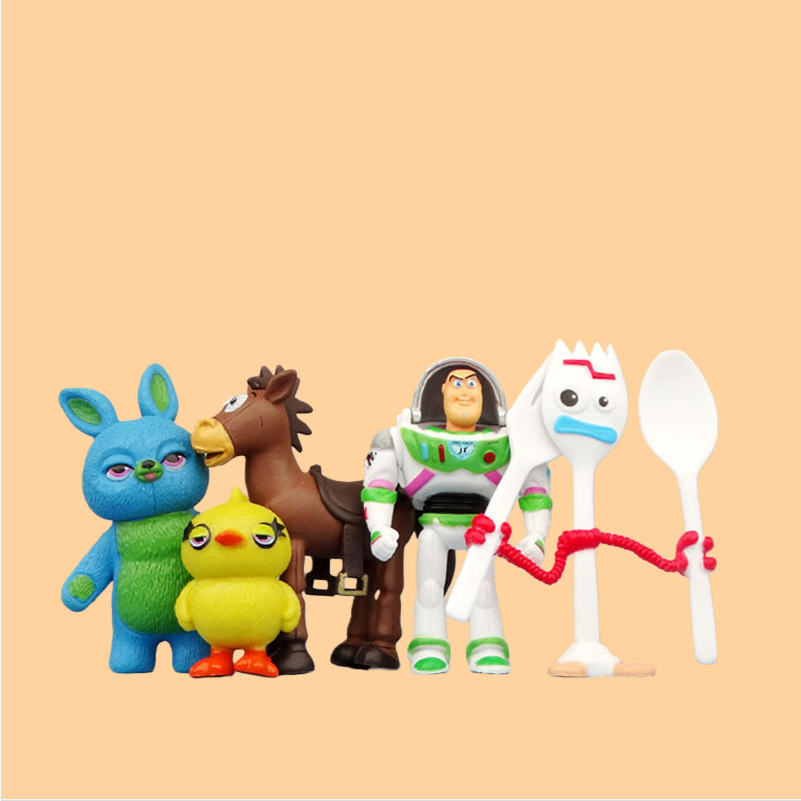 Toy Story Cartoon Figurines: Buzz Lightyear, Woody, Huggo, Shepherdess, Collectible Figures, Anime Figures