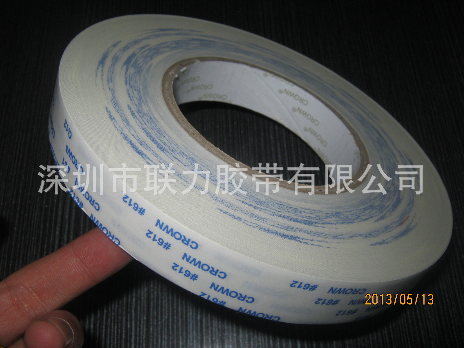 联力CROWN #612双面胶 高温双面胶 强力薄双面胶 18MM*50M 可任订