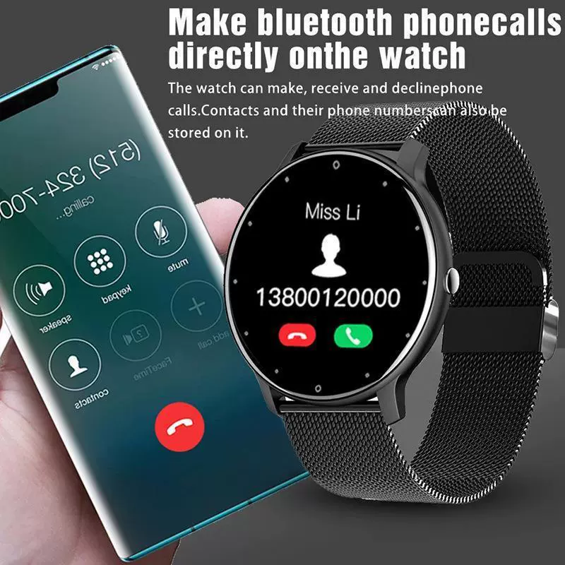 С синхронизацией с телефоном, умные водонепроницаемые超длинные часы, Bluetooth