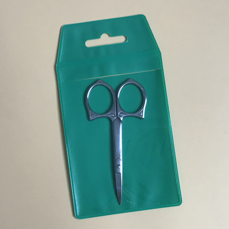 厂家供应pvc剪刀袋 pvc修眉剪刀包装袋 美工剪刀套 pvc包装自封袋