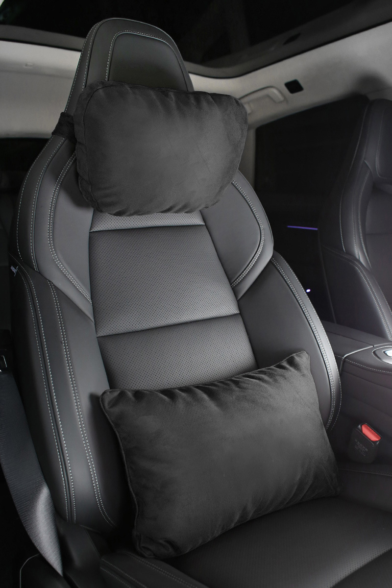 Suitable for extreme krypton double strap sports seat headrest double buckle collar g integrated seat neck pillow Mercedes-Benz S-class lumbar support