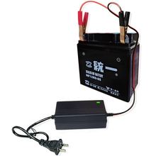 充滿自停摩托車三輪鉛酸電瓶充電器可充12伏1-20安電池通用型農用