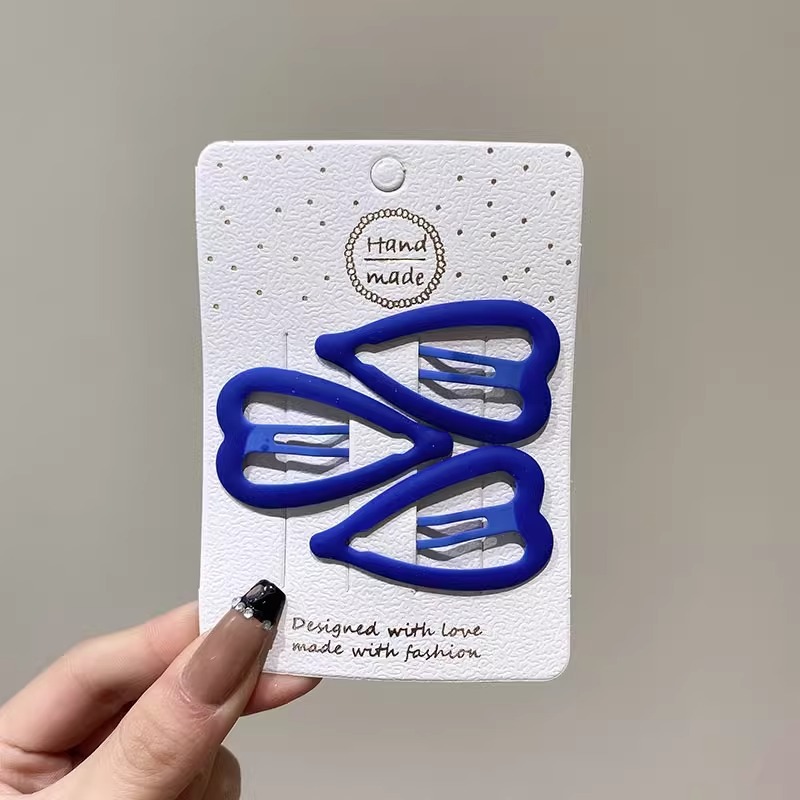 Diamond blue heart-3 piece set