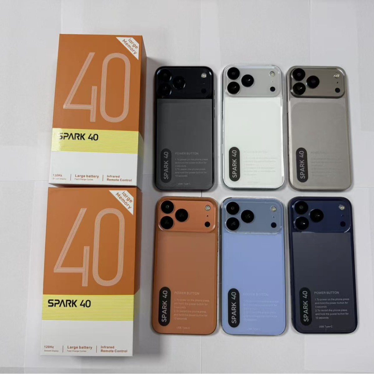 Spark 40 Smartfon 16GB RAM 1TB Yaddaş 4G Android