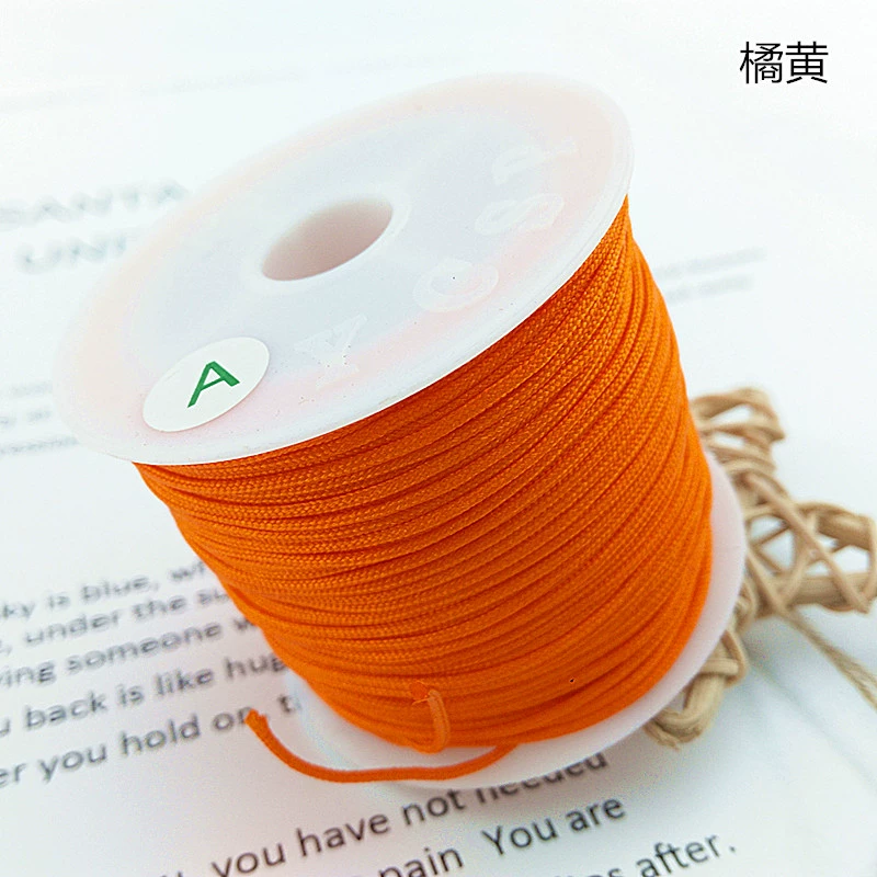 Маленькая баррель А-линией DIY украшение браслет из красной веревки, переплетённая красная нить, красная верёвочная тема, ручная работа, ожерелье-нить, жадовая линия, ручная верёвка