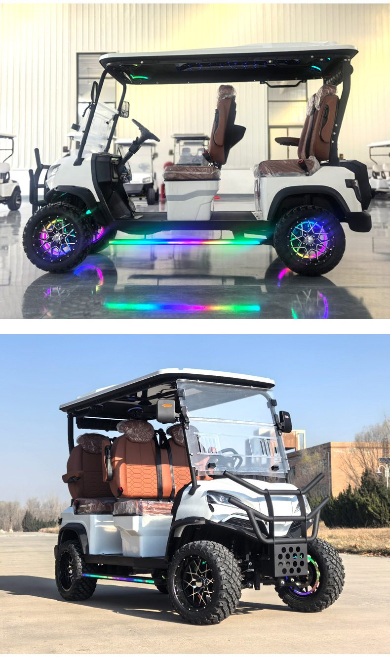Cross-Border Electric Golf Carts 2-8 Seater Golf Carts Hotel Reception Electric Golf Carts
