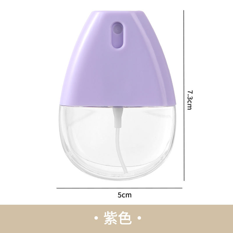 Mini botella de pulverización nanométrica fina perfumes desinfectantes portátiles para niños tarjetas pequeñas de 25ml botella de pulverización de alcohol