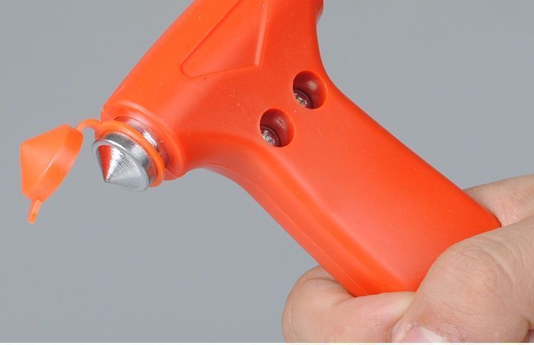 Mini Multifunctional Car Two-In-One Safety Hammer Car Emergency Escape Hammer Window Breaker Solid Life-Saving Hammer