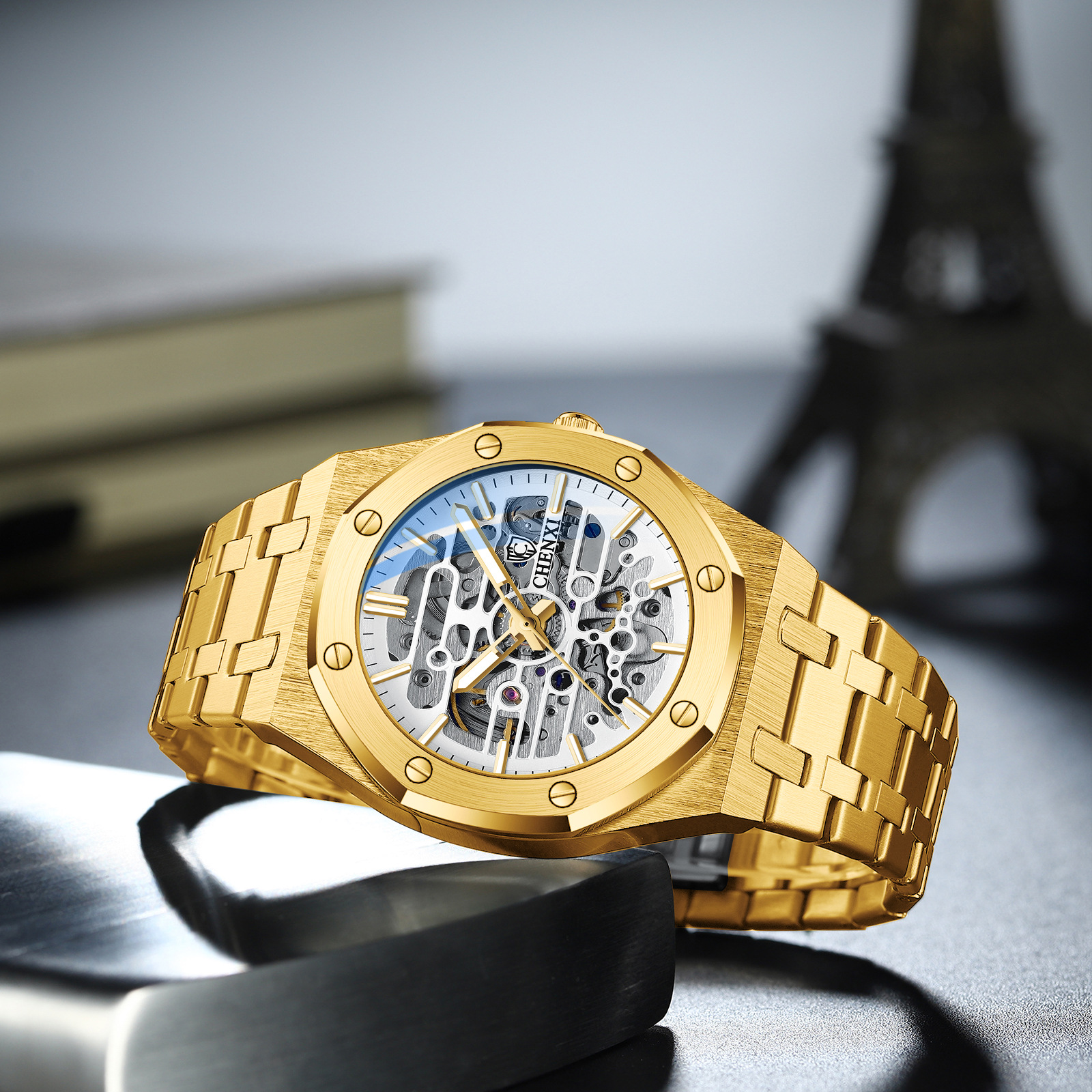 Orologio uomo automatico meccanico stile scheletrato_voghion.com